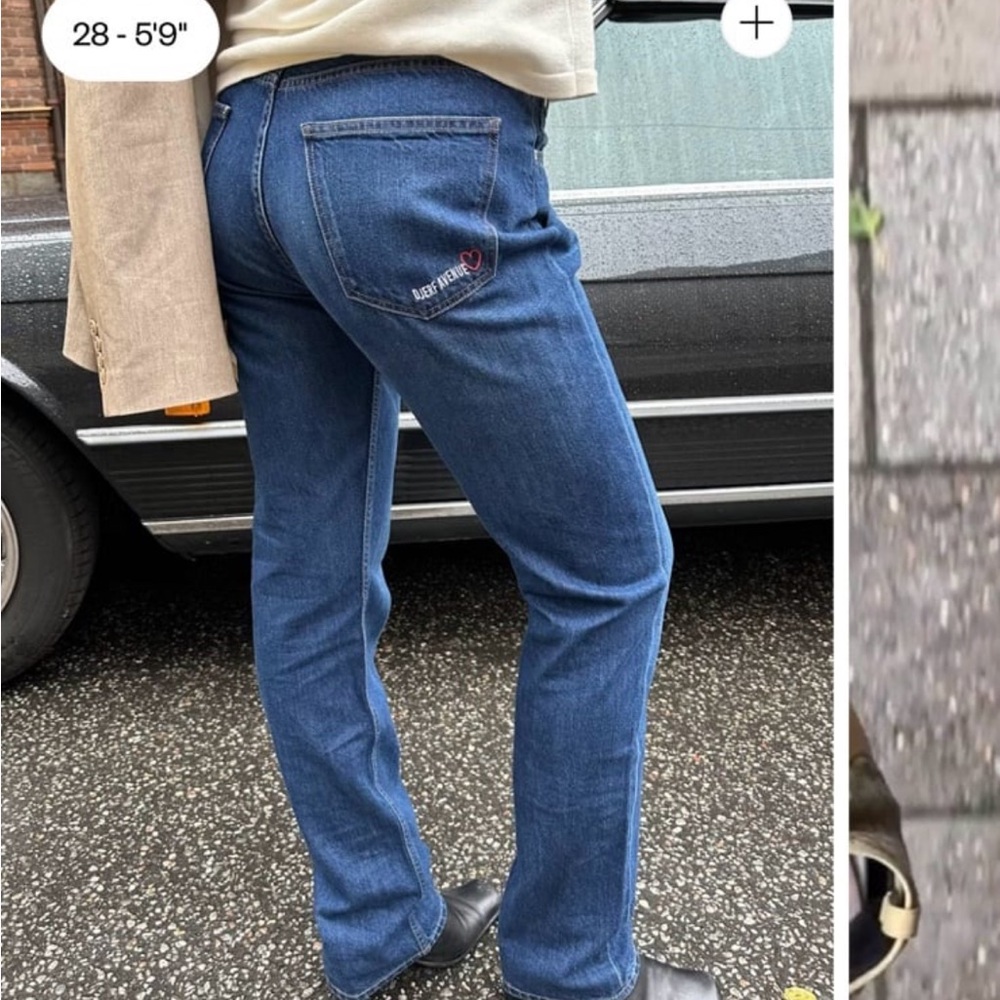 Djerf avenue Relaxed Jeans Dark Blue